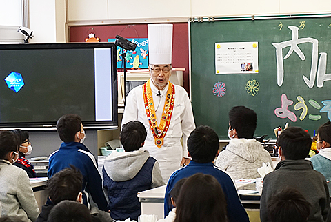 【食育出前授業】ようこそ先輩！「新城市立新城小学校」訪問